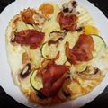 El cooksnap de Estefania cuando hizo Pseudo Tortilla o Frittata de verduras y más cosas en Airfryer Cosori.