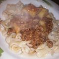 El cooksnap de Tisiana Insaurralde cuando hizo Fideos caseros.