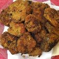 El cooksnap de Verónica Ayala cuando hizo Milanesas de berenjenas.