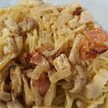 Sue Kuang 的 蒜香培根義大利麵 cooksnap