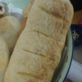 El cooksnap de Estela Díaz Verona cuando hizo Pan casero relleno de dulce de batata.