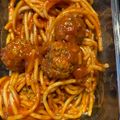judit123456789 Cooksnap-ja, amikor elkészítette a(z) Mini húsgombócos bolognai spagetti receptet.