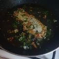 El cooksnap de Guille de Baskerville cuando hizo Pechuga Asada al Cilantro.