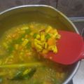 Cooksnap dari Dinda Amalia untuk resep Sayur kuning wortel, tempe, buncis (mpasi 1 tahun +)