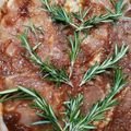 El cooksnap de Lilly Almonte-Eckstein cuando hizo Chuletas de cerdo con romero y salsa barbacoa con coca cola.