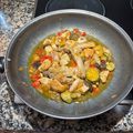 El cooksnap de Carmen Dolores Perdomo León cuando hizo Chuletas de cerdo con mostaza, miel y salteado de verduras.