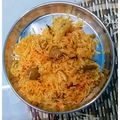 Shyamala Senthil's cooksnap of when they made சோயா சங்ஸ் புலாவ்.