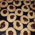 ayoung1979's cooksnap of when they made peanut butter kiss cookies.