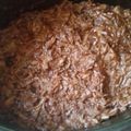 Jack's cooksnap of when they made BBQ Pulled Pork.