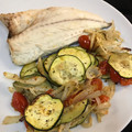 El cooksnap de Marta cuando hizo Dorada o lubina al horno con verduras y shiitake.