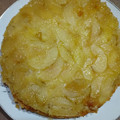 El cooksnap de Daniela Dulac cuando hizo Tarta de manzana invertida.