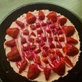 Tamás Földes Cooksnap-ja, amikor elkészítette a(z) Epres joghurttorta brownie alappal receptet.