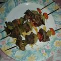 El cooksnap de le toca a mami cuando hizo Brochetas mixtas.