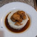 El cooksnap de Roberto marin diaz cuando hizo Arroz con pollo teriyaki.