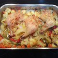 El cooksnap de Rafel Curto cuando hizo Muslos de pollo al horno.