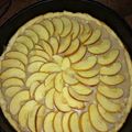 El cooksnap de María Eugenia cuando hizo Tarta de manzana roja 🍎.