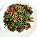 รูป Cooksnap ของ สมชาย สุวรรณวัฒน์ เมื่อเขาทำ กะเพราหมูสับ