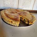 El cooksnap de Karina Diaz Essad cuando hizo Pascualina con Masa casera.
