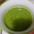 El cooksnap de Selene González cuando hizo Aderezo de cilantro. ॐ.