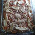 El cooksnap de Anto Montejo cuando hizo Milhojas de verdura y pescado.