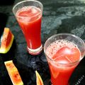 Swati Ganguly Chatterjee 's cooksnap of when they made ওয়াটারমেলন মিন্ট কুলার(Watermelon Mint Cooler recipe in Bengali).
