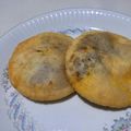 El cooksnap de Mirna Lucia cuando hizo Arepa de huevo con carne molida.