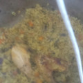 El cooksnap de Haydee Falcon cuando hizo Arroz con pollo.
