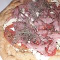 El cooksnap de Cristina Miranda cuando hizo Pizza de pan nube"Sin harinas".