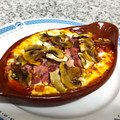 El cooksnap de Pamela Gonzalez cuando hizo Provolone al horno con bacon.