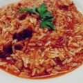 El cooksnap de Lau Alvarez cuando hizo Arroz con carne y salsa de tomate / Arroz con tuco. SÚPER ECONÓMICO y lo hacemos en 30 minutos!.