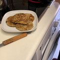 El cooksnap de mamoralesmc cuando hizo Panqueques de avena y plátano.
