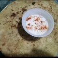Wajiha Zafar's cooksnap of when they made Aloo ka paratha.