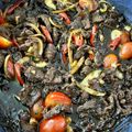 Cooksnap Nadzirah Anwar semasa beliau membuat Daging Kicap Black Pepper.