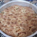 El cooksnap de Cyn Thia cuando hizo Tarta de manzana con crumble.