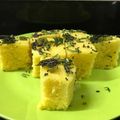 Sneha Patel's cooksnap of when they made Khaman Dhokla.