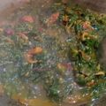 Falak Numa का कुकस्नैप जब उन्होंने सरसों सोया पालक मिक्स साग(sarso soya palak mix sag recipe in hindi) बनाया था।
