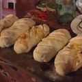 El cooksnap de Tabaré Reccioppe cuando hizo Pan Casero (con salame o queso).