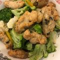 啤酒肚 的 甜不辣/貢丸炒青花菜 cooksnap