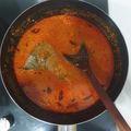 Cooksnap Jeehan Kitchen semasa beliau membuat Kari ikan tanpa santan.