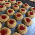 Cooksnap dari Vania N untuk resep STRAWBERRY, BLUEBERRY THUMBPRINT COOKIES | KUE KERING LEBARAN