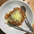 รูป Cooksnap ของ teerakron piyatamchai เมื่อเขาทำ สปาเกตตี Amatriciana Sauce