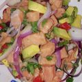 El cooksnap de Maria Eugenia cuando hizo Ceviche de salmón ahumado 👌🏻.
