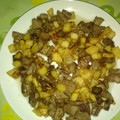 El cooksnap de Ruben Abrantes Martin cuando hizo Hígado encebollado.