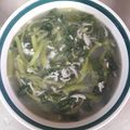 兩寶媽媽 的 莧菜小魚羹 cooksnap