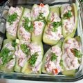 El cooksnap de elena valtierra cuando hizo Calabacitas rellenas de atún.