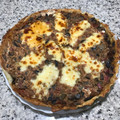 El cooksnap de miriam melina cuando hizo Tarta de berenjenas y champiñones.