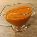 El cooksnap de Jesús Ruiz cuando hizo Crema de pimientos del piquillo.