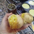 El cooksnap de Richard todd Salguero cuando hizo Chipa soufllé.