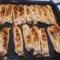 El cooksnap de Graciela Arzadun cuando hizo Salchichas envueltas.