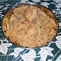 Surhaan Tahir Wafai's cooksnap of when they made Spicy chicken pulao.